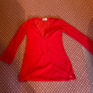 Juicy couture size medium red terry cloth dress